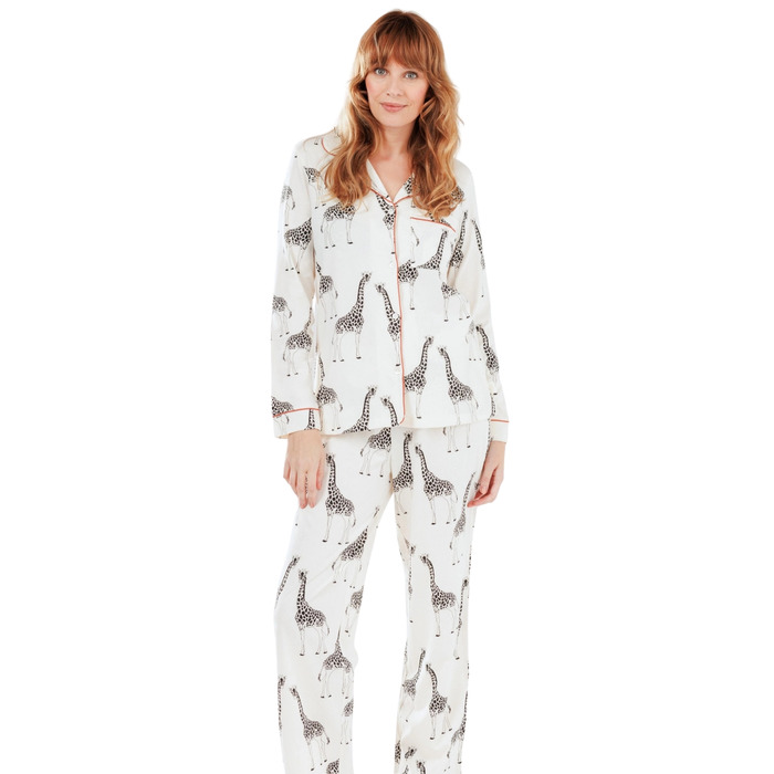Chelsea Peers Organic Cotton Long Pyjama Set