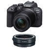 Canon EOS R10 Mirrorless Camera with RF-S 18-150mm STM Lens with EF-EOS R mount adapter