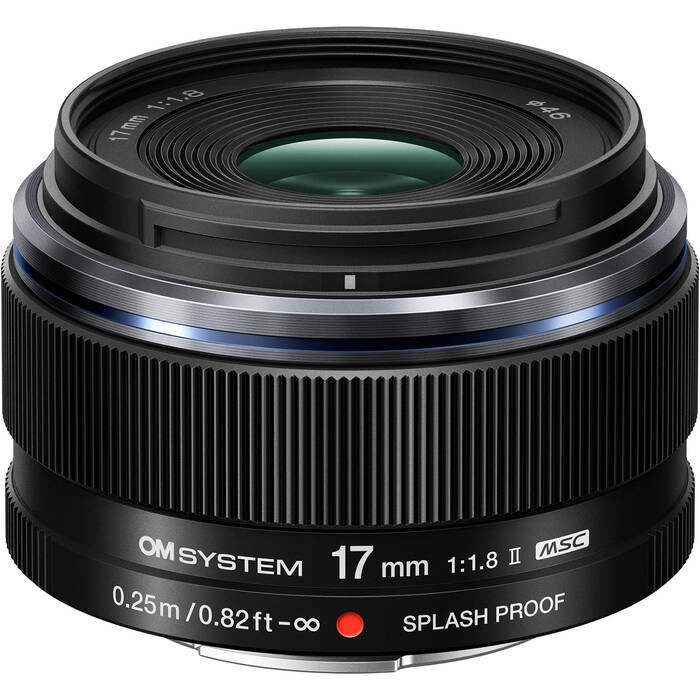 OM SYSTEM Digital 17mm f/1. 8 II Lens Black