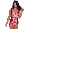 Pour Moi Santa Barbara Petite Ruched Tummy Control Swimsuit