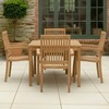 Teak Square Dining Table