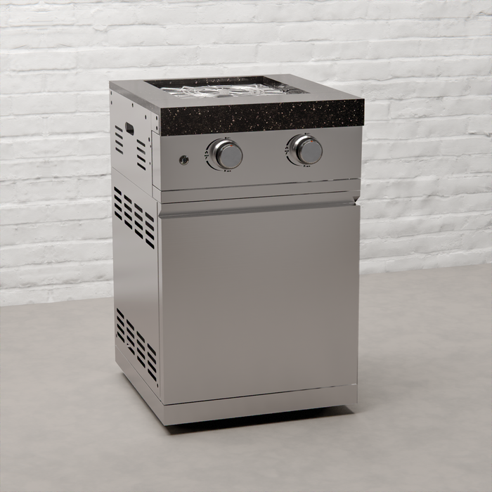 Draco Grills Outdoor Kitchen Stainless Steel Power Burner Cooking Station