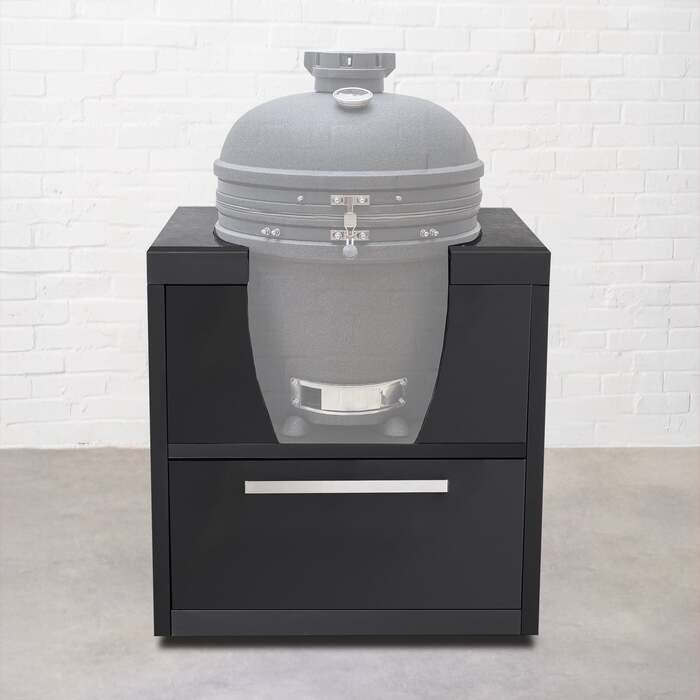 Draco Grills Fusion 22" Kamado Cabinet with Stone Top