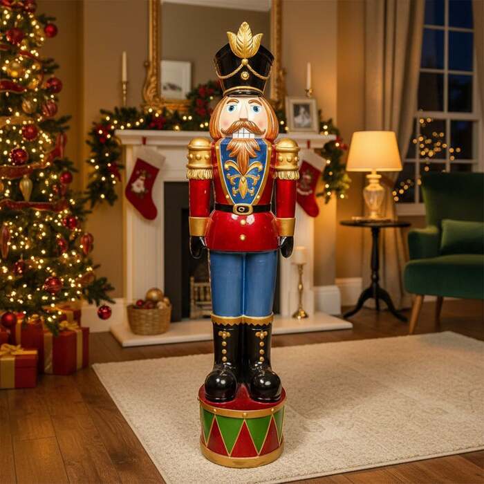 4.5ft Large Traditional Christmas Nutcracker Soldier