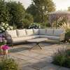 Bracken Outdoors Cadiz Aluminium and Rope Corner Sofa Garden Furniture Set with Coffee Table, Mid January 2026