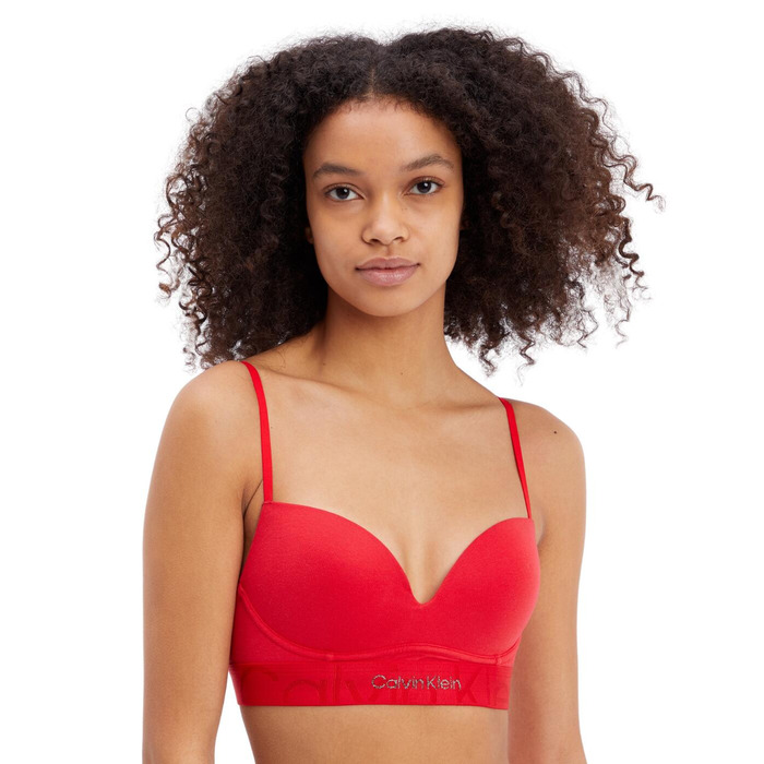 Calvin Klein Embossed Icon Holiday Push Up Bralette