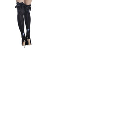 Yiliama Ruffle Top Hold Ups With Spider