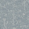 Woodland Animals Textured Vinyl Wallpaper Blue Grandeco LD3415