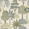 Akiko Floral Wallpaper Green Belgravia 2331
