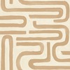 Brushed Geo Wallpaper Orange Holden 14232