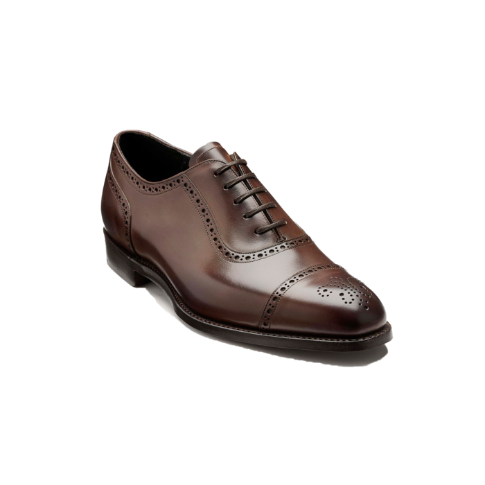 Warwick - Dark Walnut Calf, 5 / F / Leather Sole