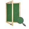 Hardwood Framed Lockable PET Noticeboard