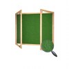 Hardwood Framed Lockable PET Noticeboard