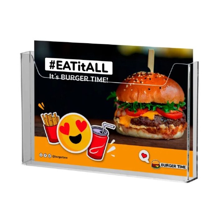 Wall Mounted Brochure Holder