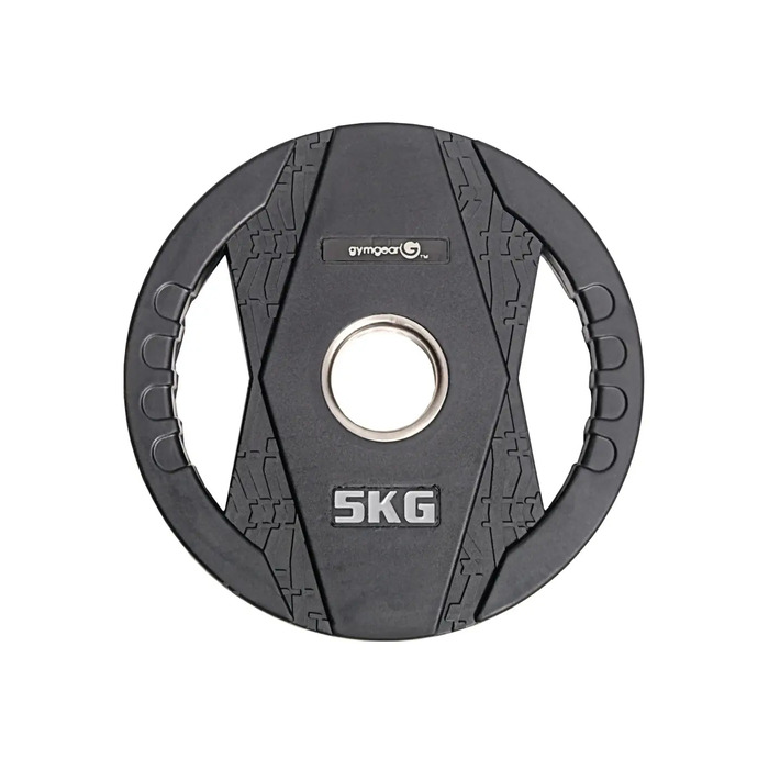 Gym Gear Rubber Olympic Weight Plates (Dual Grip)