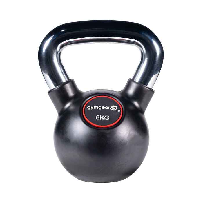 Gym Gear Rubber Coated Kettlebells 4kg - 32kg