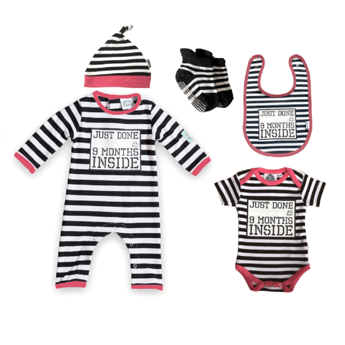 Newborn Gift Set for Baby Showers | Just Done 9 Months Inside®