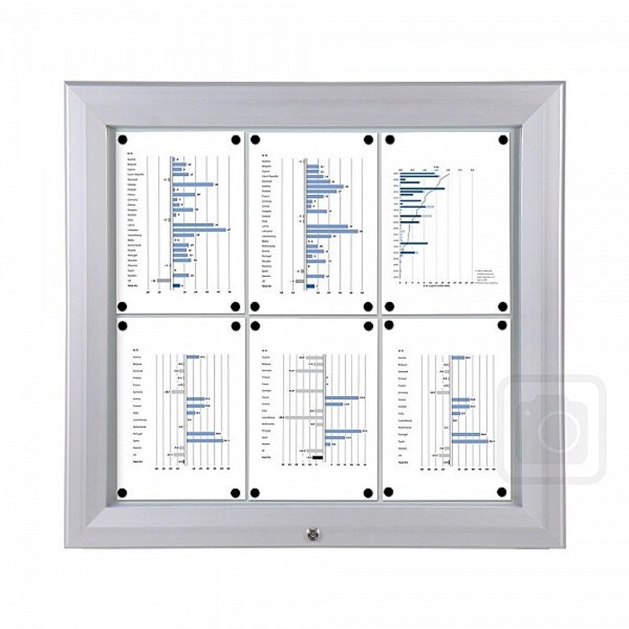 IP56 Outdoor Lockable Whiteboard
