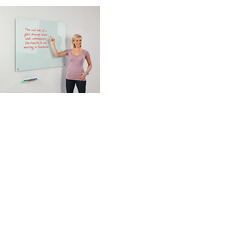 WriteOn Magnetic Glass Board White 600 x 450mm