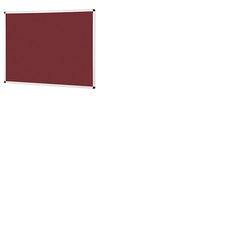 Metroplan Felt Noticeboard 900 x 600mm Burgundy