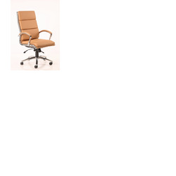 Classic Executive Leather Chair Tan High Back