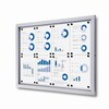 Indoor/Outdoor Lockable Whiteboard