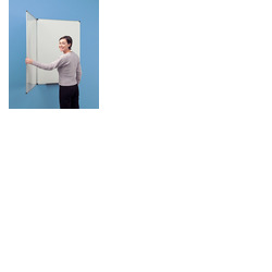 Spacesaver Folding Whiteboard 900 x 600mm Magnetic Surface