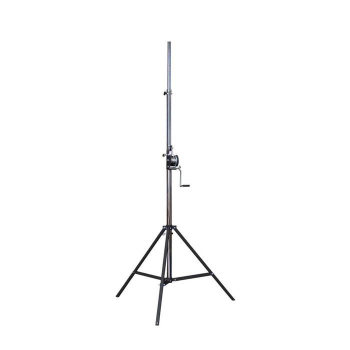Wind up Lighting Stand With Strong Hand Winch 4 Metres Max Height