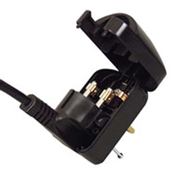 13 Amp Plug to European Schuko Clip On Adaptor