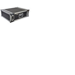 19" 4U Rack Flight Case 520mm Deep Removable Lids, Strong Ply Construction