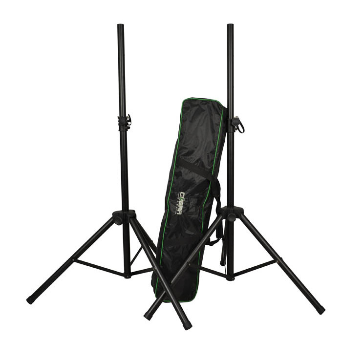 Set of Two Adjustable Speaker Stands Max Load 30kg