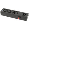IEC Power Distribution Breakout Block - 4 Gang With Breaker