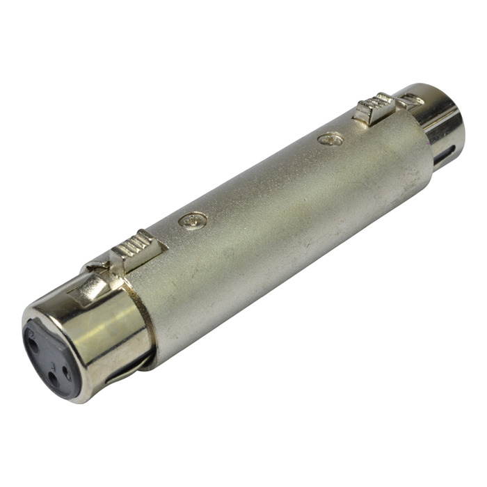 XLR Female to XLR 3 Pin Female In-Line Joiner For Changing Gender