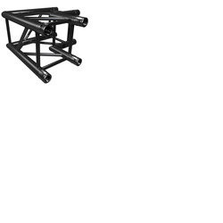 Black Quad Trussing 290 2 Way corner 90 Degree Prolyte H30 Compatible