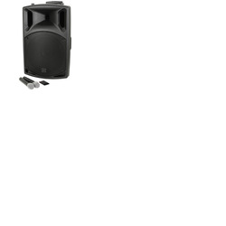 Portable PA with UHF Microphones, USB/SD/FM & Bluetooth 15" Speaker