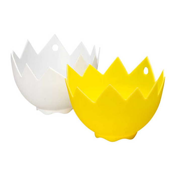 Eddingtons Poach Perfect Silicone Set of 2 Egg Poachers