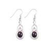 Heathergems Celtic Silver Plated Drop Earrings