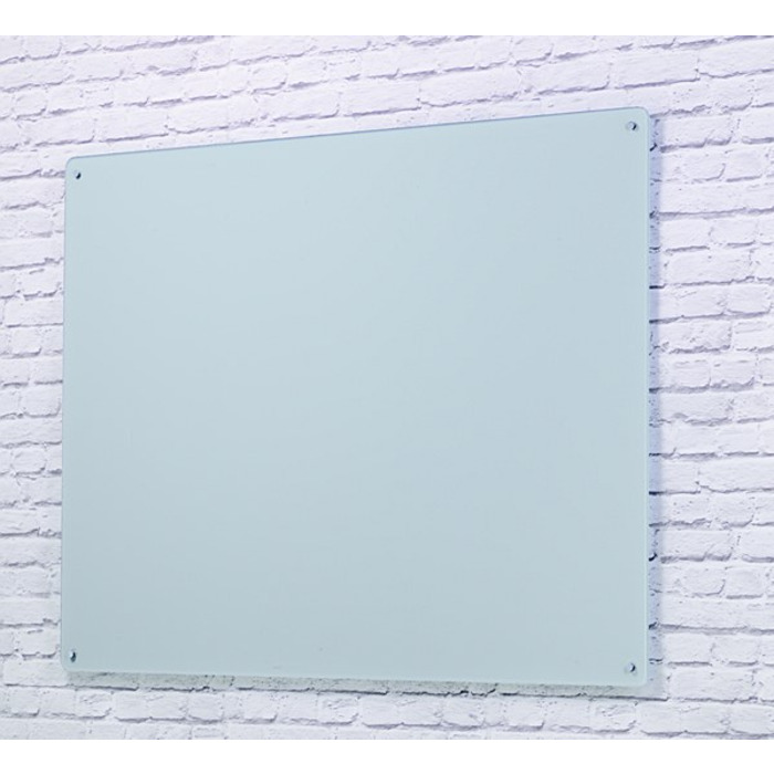 Wall Mounted Glass Board 1000 x 650mm White