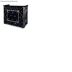 Truss Booth LED Starcloth Cool White