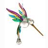 Wild Things Fantasy Glass Hummingbird Suncatcher Tropical