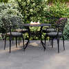 Cast Aluminium Table and Chairs Set