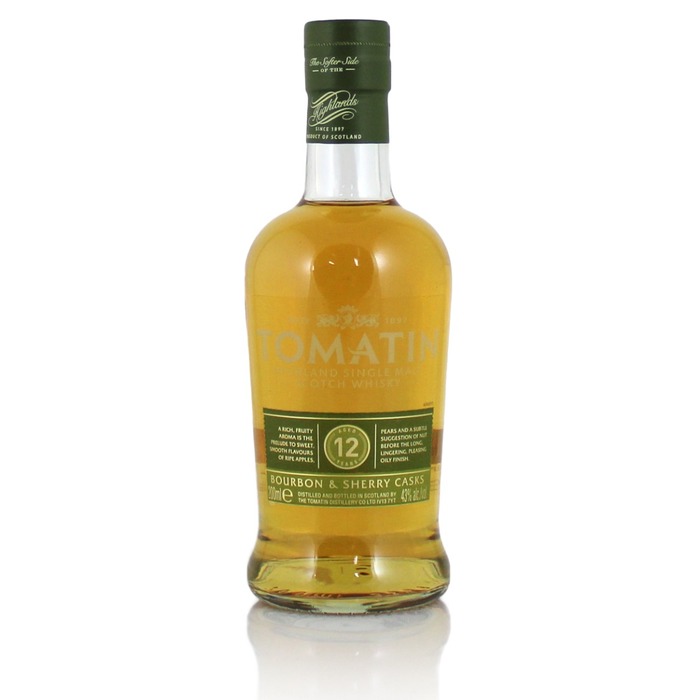 Tomatin 12 Year Old Single Malt Whisky 20cl