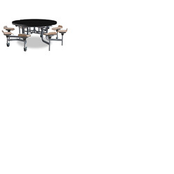8 Seat Primo Round Mobile Folding Table