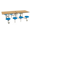 8 Seat Rectangular Mobile Folding Table