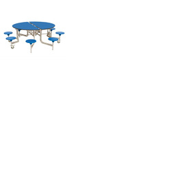 8 Seat Round Mobile Folding Table