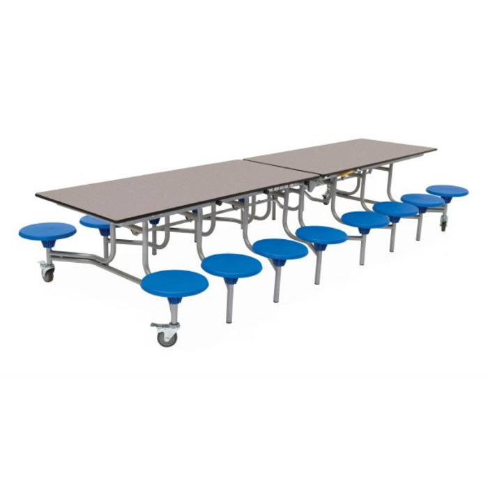 16 Seat Rectangular Mobile Folding Table
