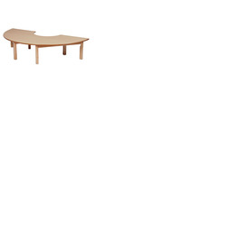 Wooden Semi Circle Tables