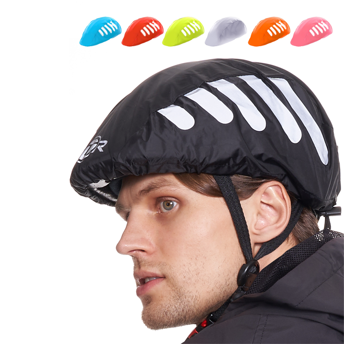 BTR Waterproof Hi Vis Cycling Helmet Cover