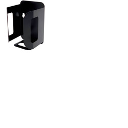Hand Sanitiser & Bottle Holder Wall Mountable -Black 1L