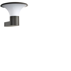 External Wall Light in Anthracite E27 240V Lamp